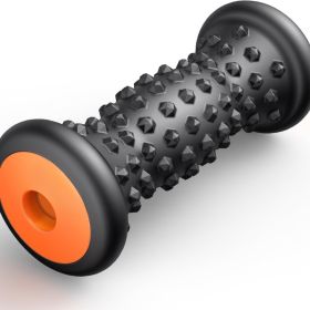 Foot Massager Roller For Plantar Fasciitis Relief Portable Deep Tissue Muscle Massage Foot Arch And Heel Pain Reflexology Tool (Option: Black)